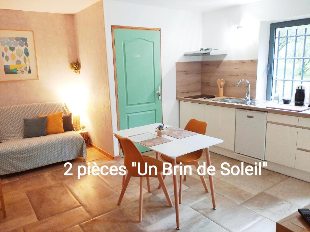 2 Pieces "Le Brin De Soleil" Gites Appart 'Hotel L'Echappee Belle D'Aubenas Logement 1 Sur 3 외부 사진