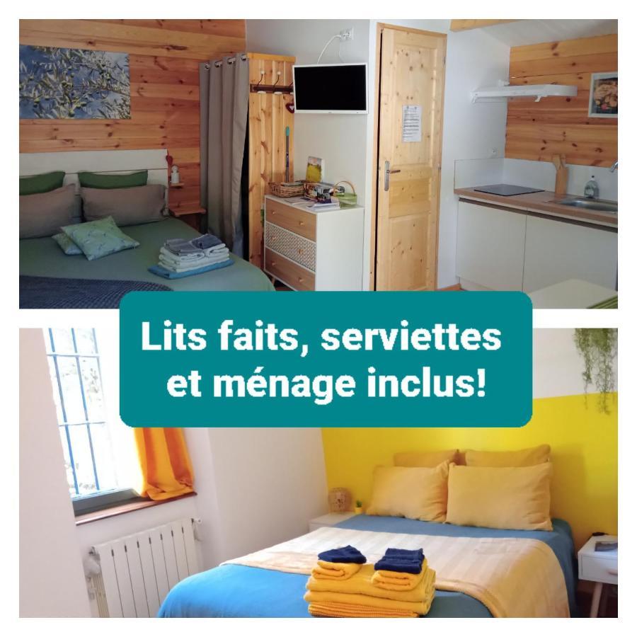 2 Pieces "Le Brin De Soleil" Gites Appart 'Hotel L'Echappee Belle D'Aubenas Logement 1 Sur 3 외부 사진